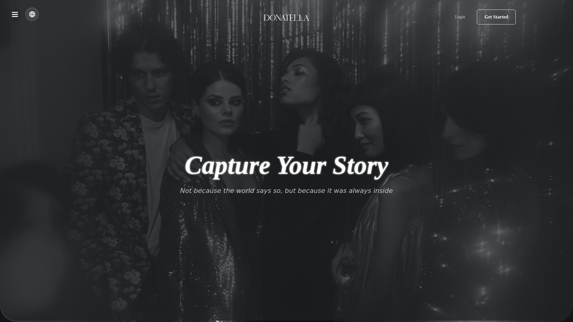 website screenshot of https://ksadonatella.tech/