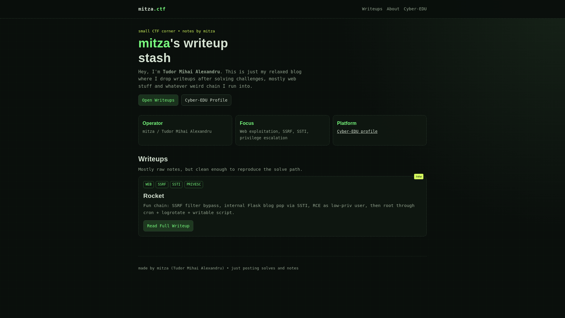 website screenshot of https://ctf-49r.pages.dev/