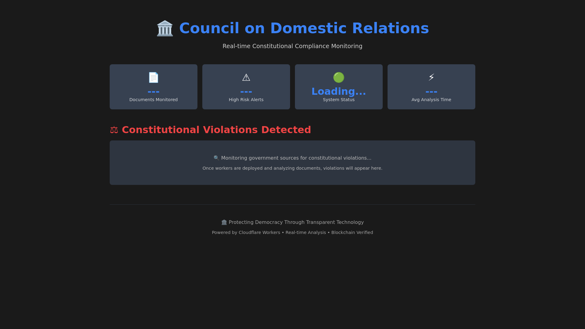 website screenshot of https://council-on-domestic-relations.pages.dev/