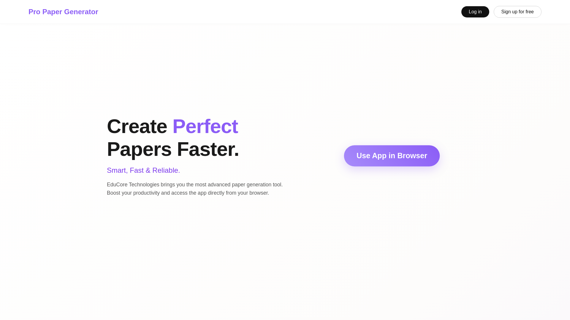 website screenshot of https://propapergenerator.pages.dev/