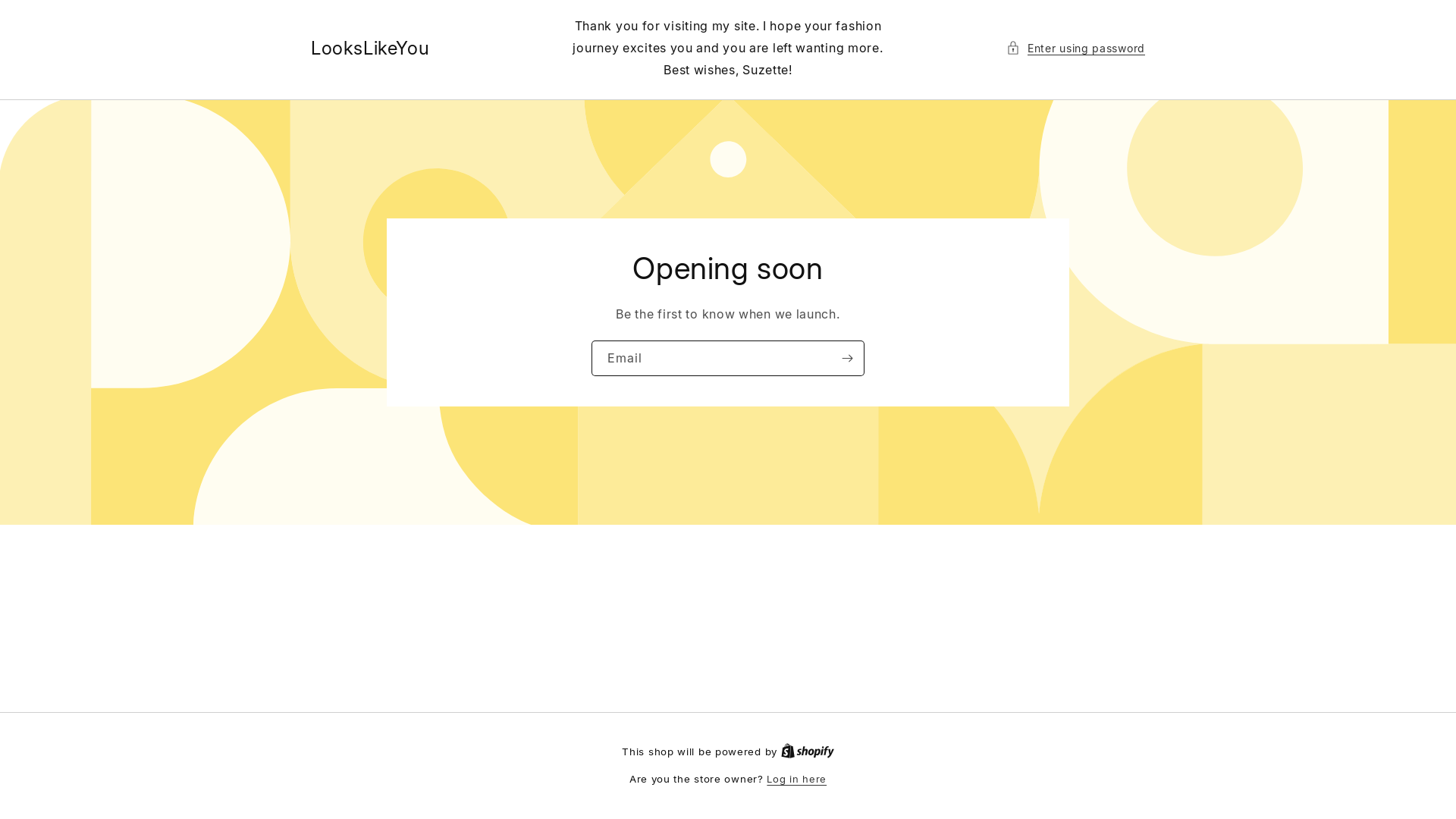 website screenshot of https://lookslikeyou.store/