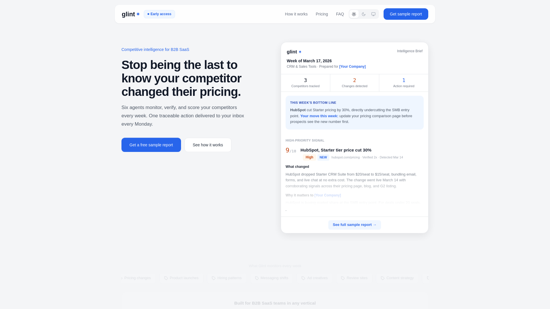 website screenshot of https://glinthq.ai/