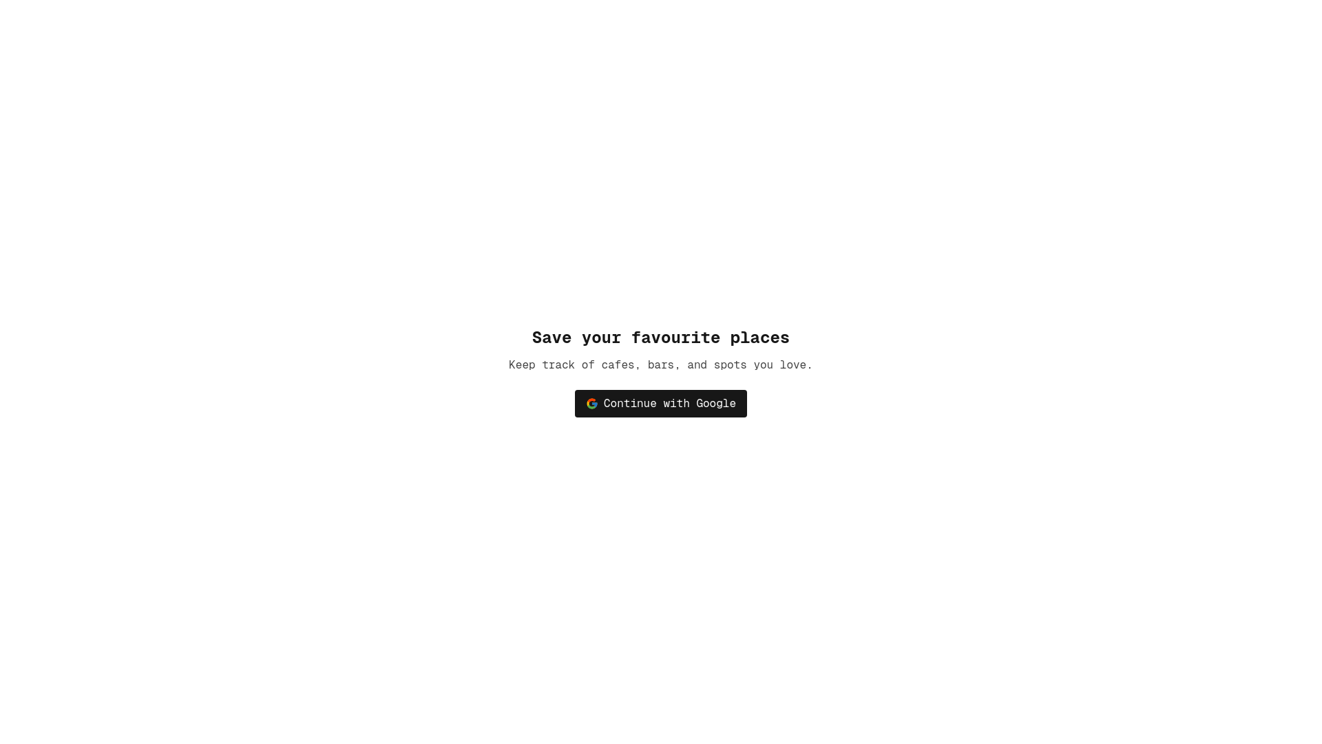 website screenshot of https://myplaces.fyi/