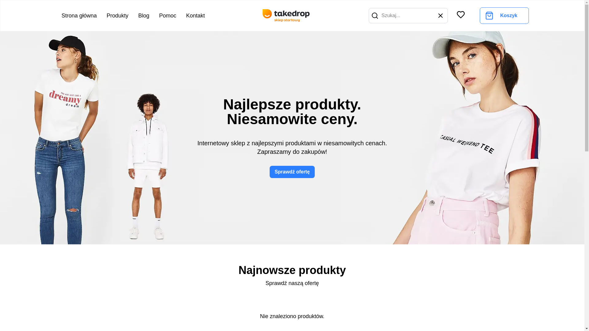 website screenshot of https://myprintshirt.pl/