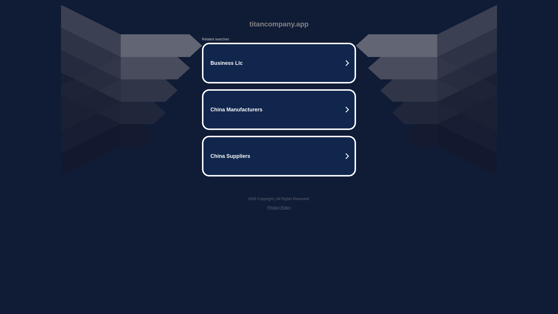 website screenshot of https://titancompany.app/
