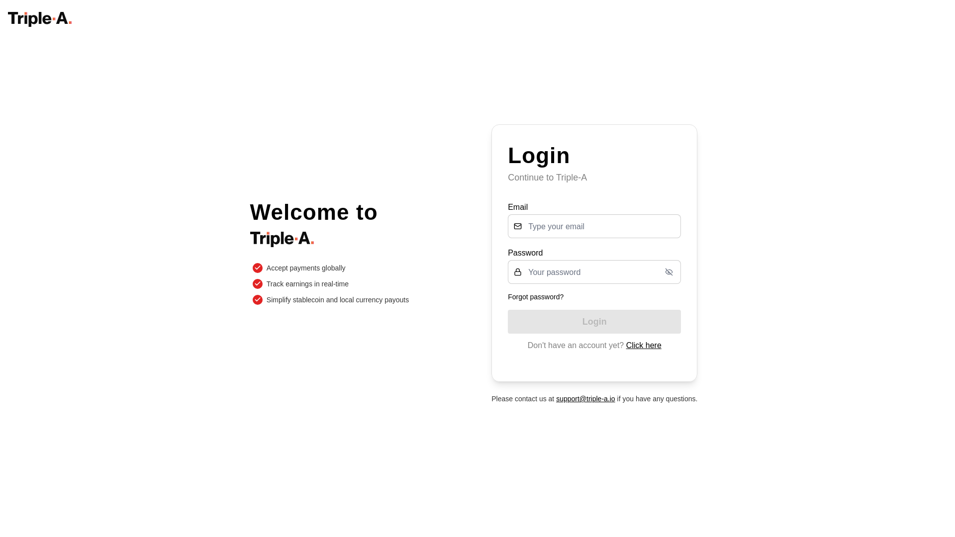 website screenshot of https://merchant-dashboard-qa.pages.dev/