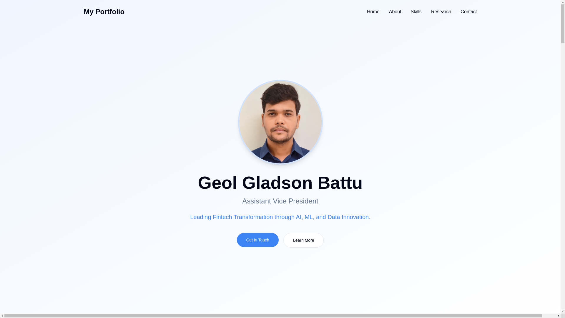 website screenshot of https://battu-tech-portfolio-30.pages.dev/