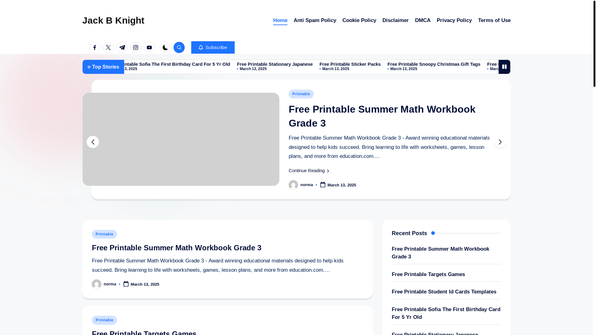 website screenshot of https://jackbknightg.pages.dev/