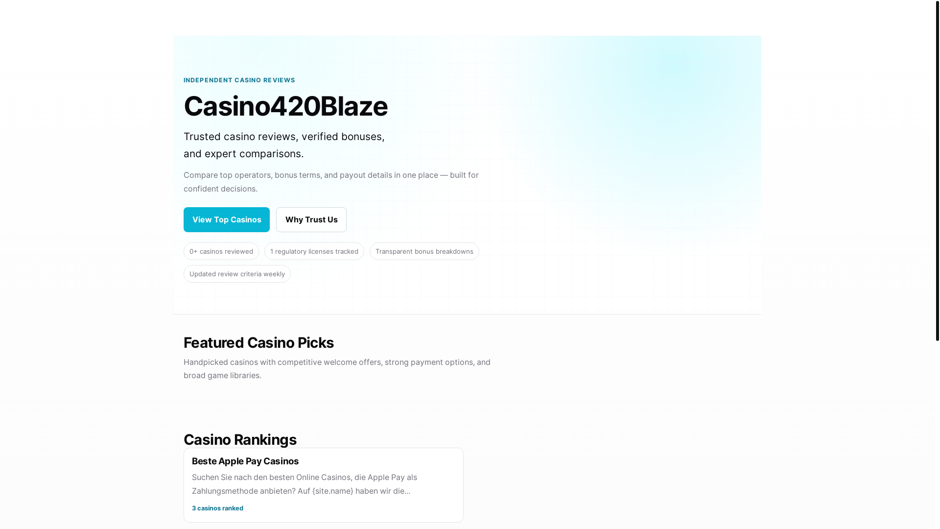 website screenshot of https://casino420blaze.pages.dev/