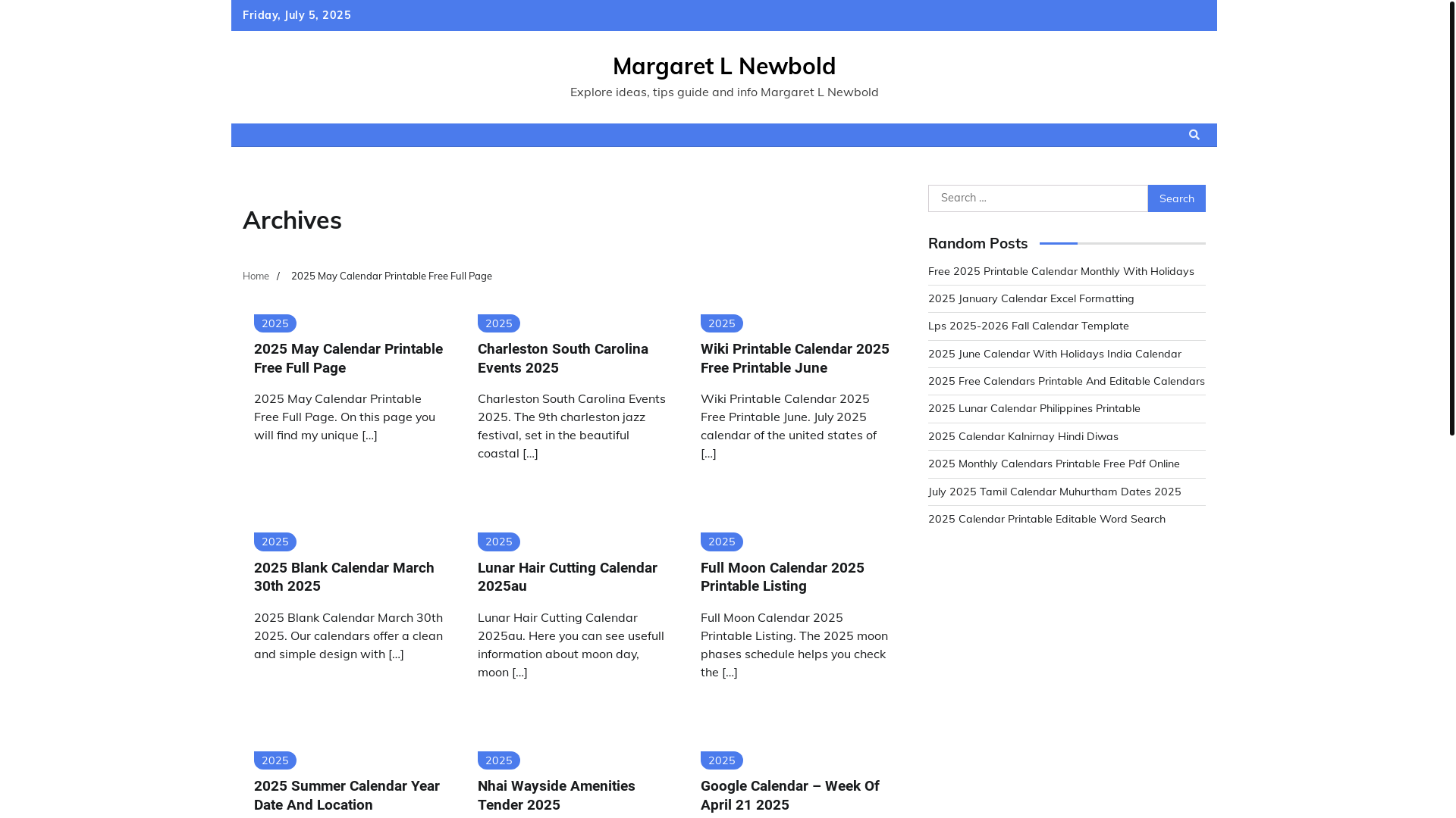 website screenshot of https://margaretlnewboldt.pages.dev/