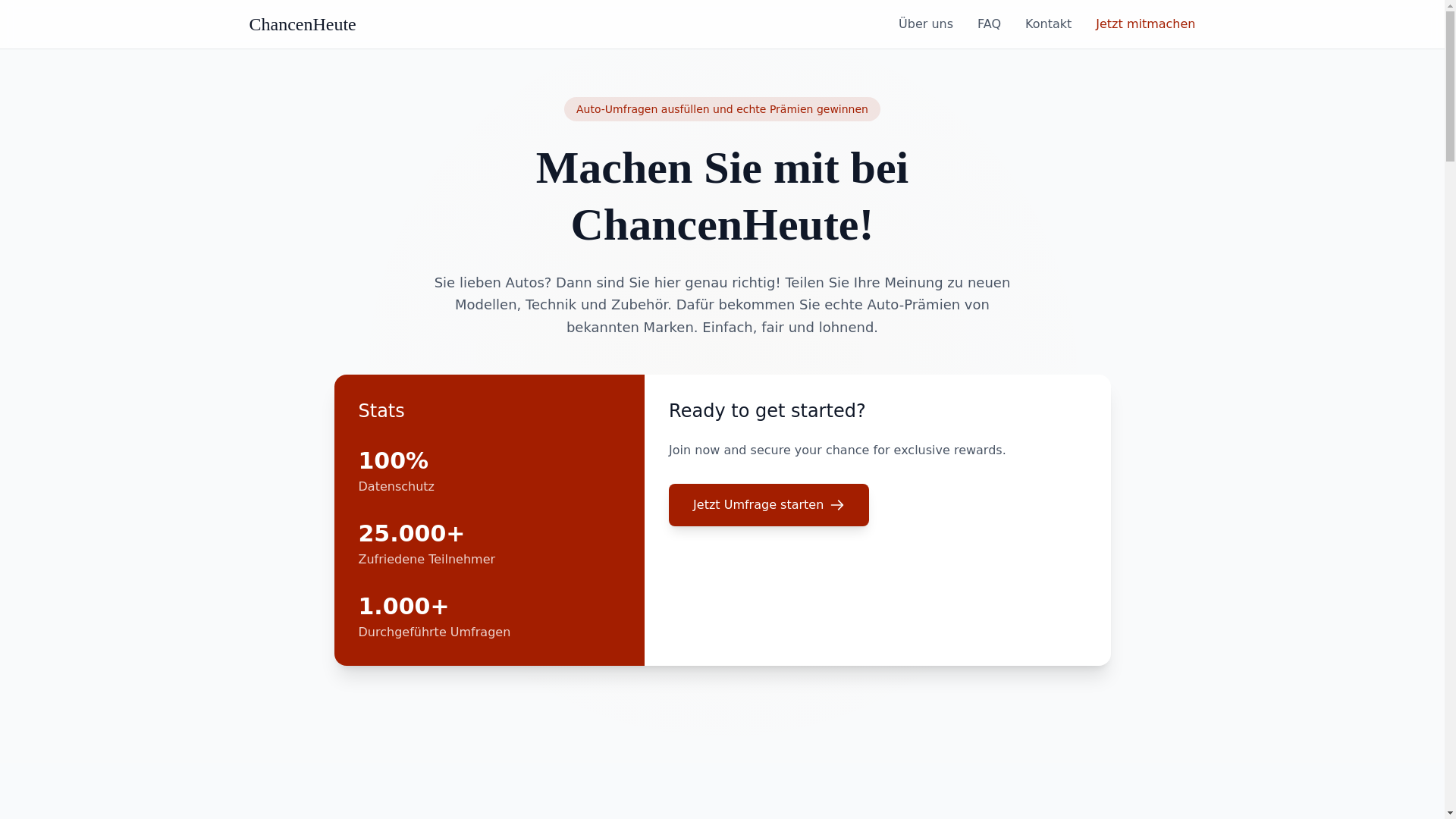 website screenshot of https://sweeps-cf01-chancenheuteinfo.pages.dev/