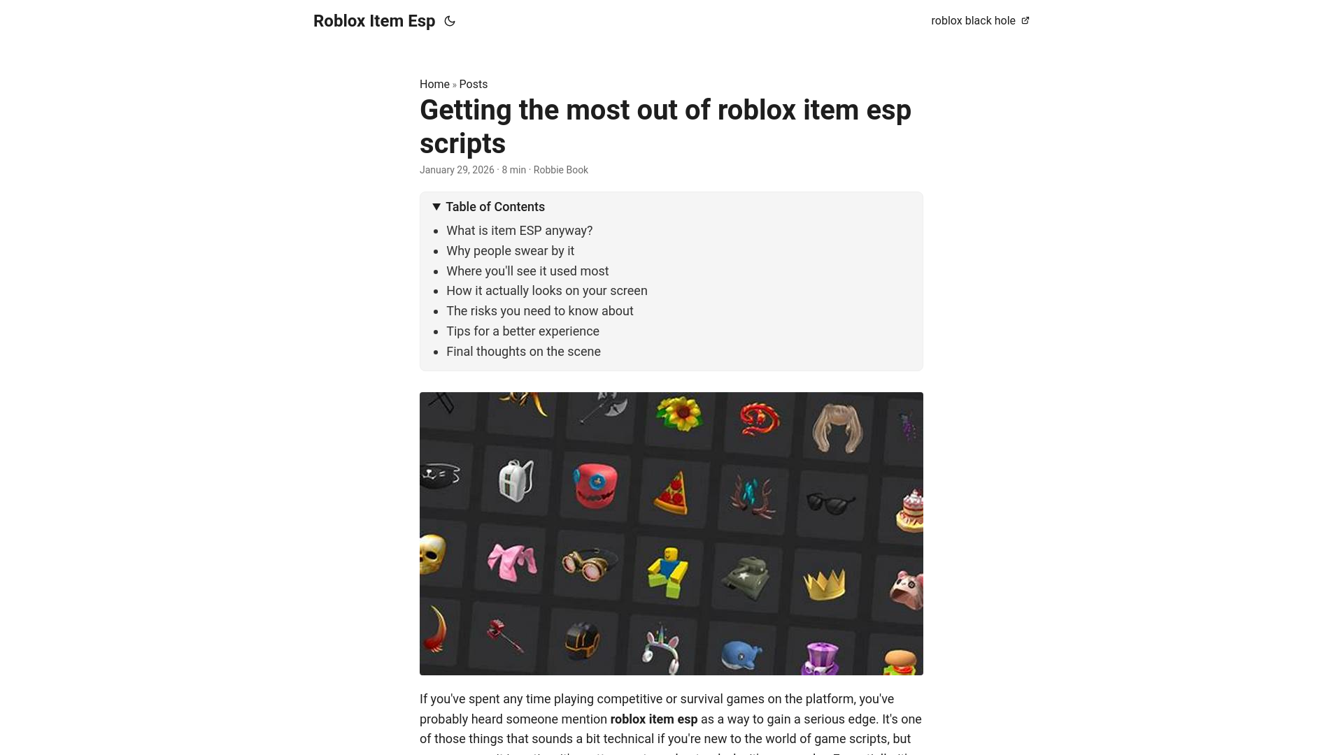 website screenshot of https://roblox-item-esp.pages.dev/