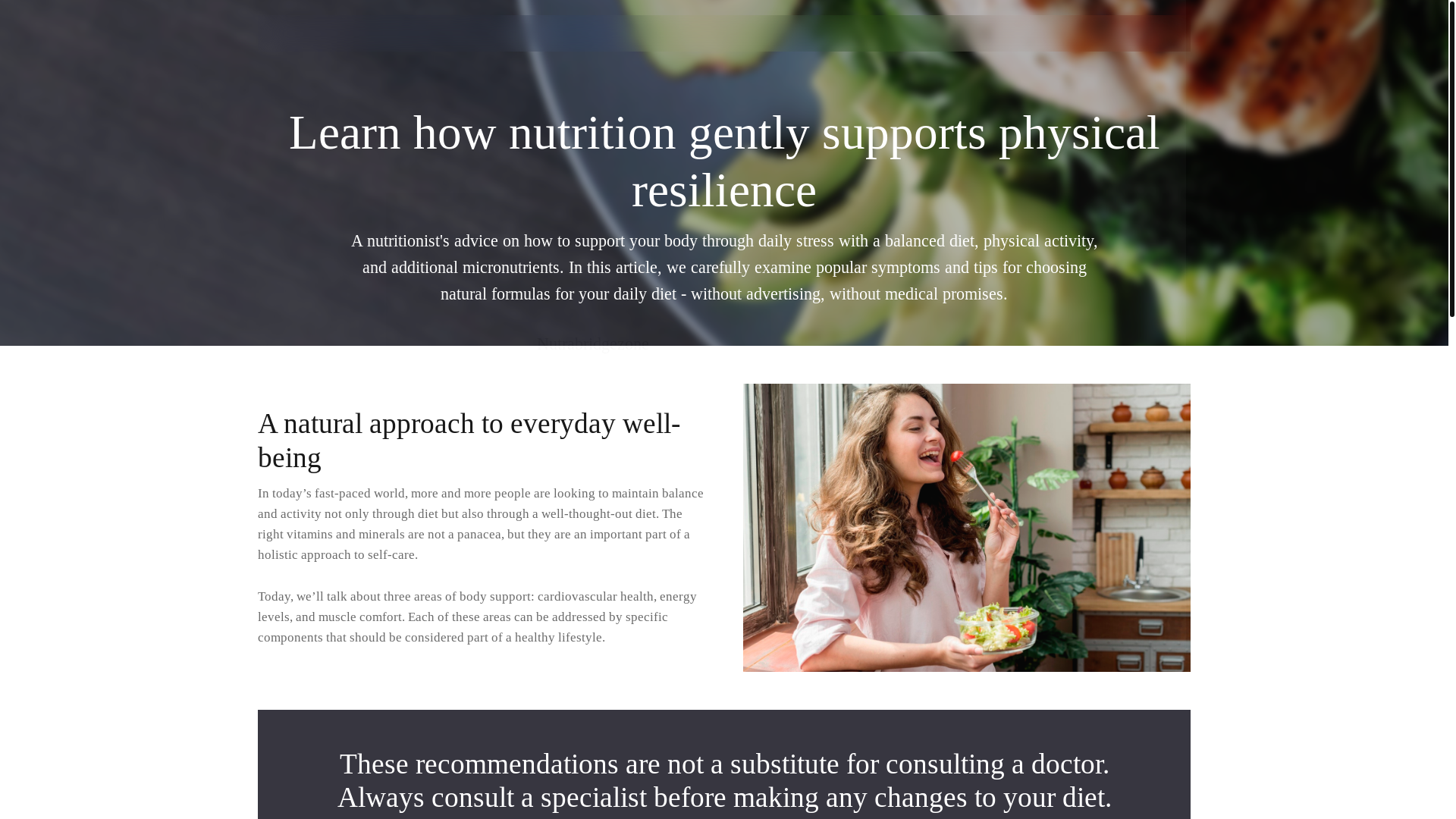 website screenshot of https://nutrabridgezone.com/