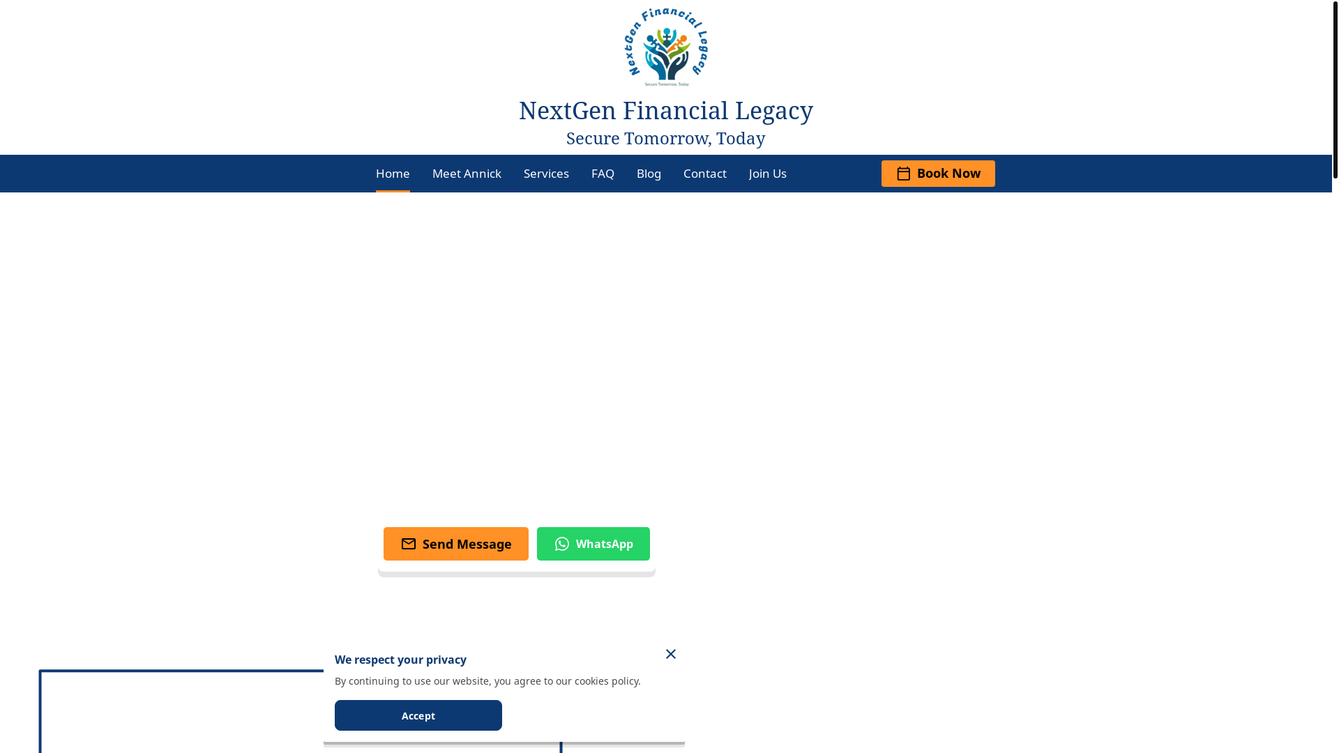 website screenshot of https://nextgenfinanciallegacy.com/