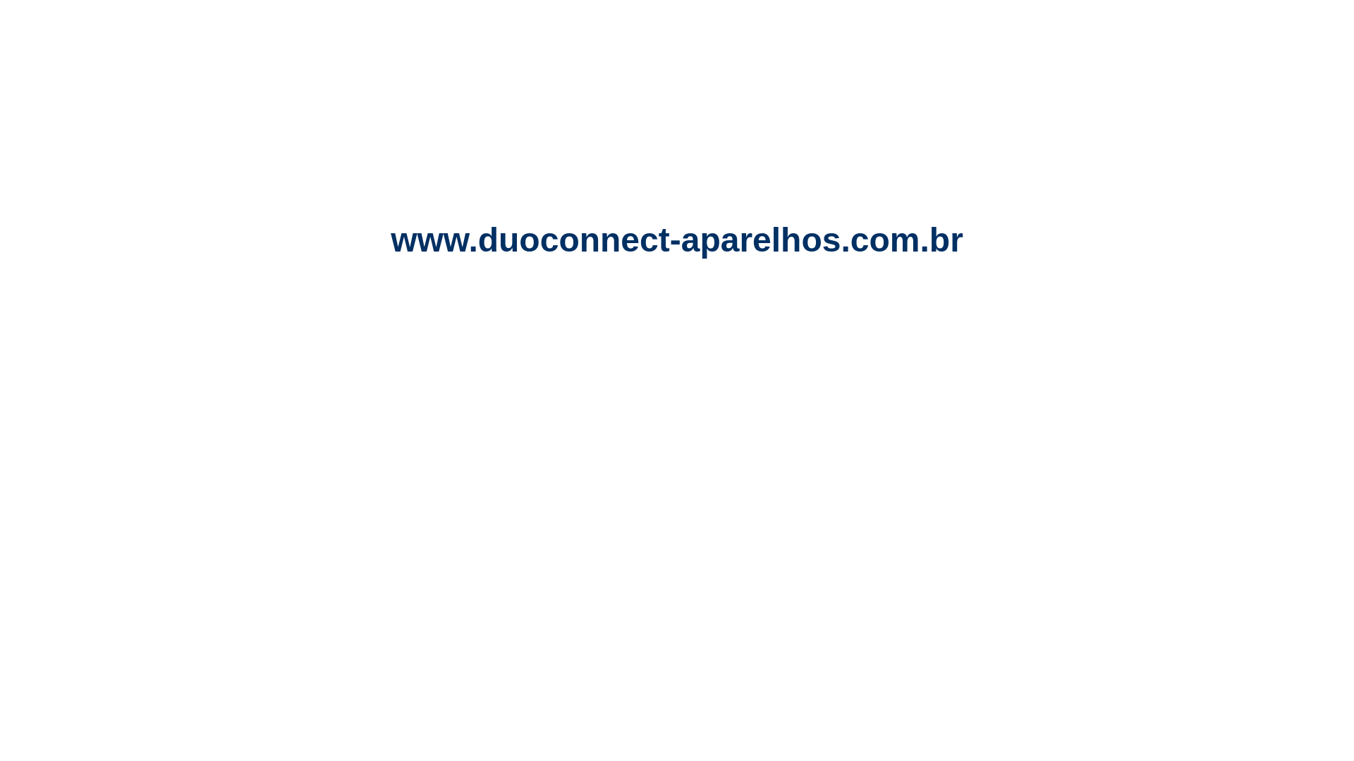 website screenshot of https://duoconnect-aparelhos.com.br/