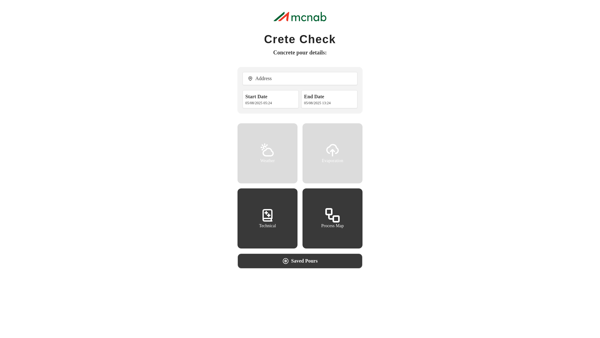 website screenshot of https://cretecheck.com/
