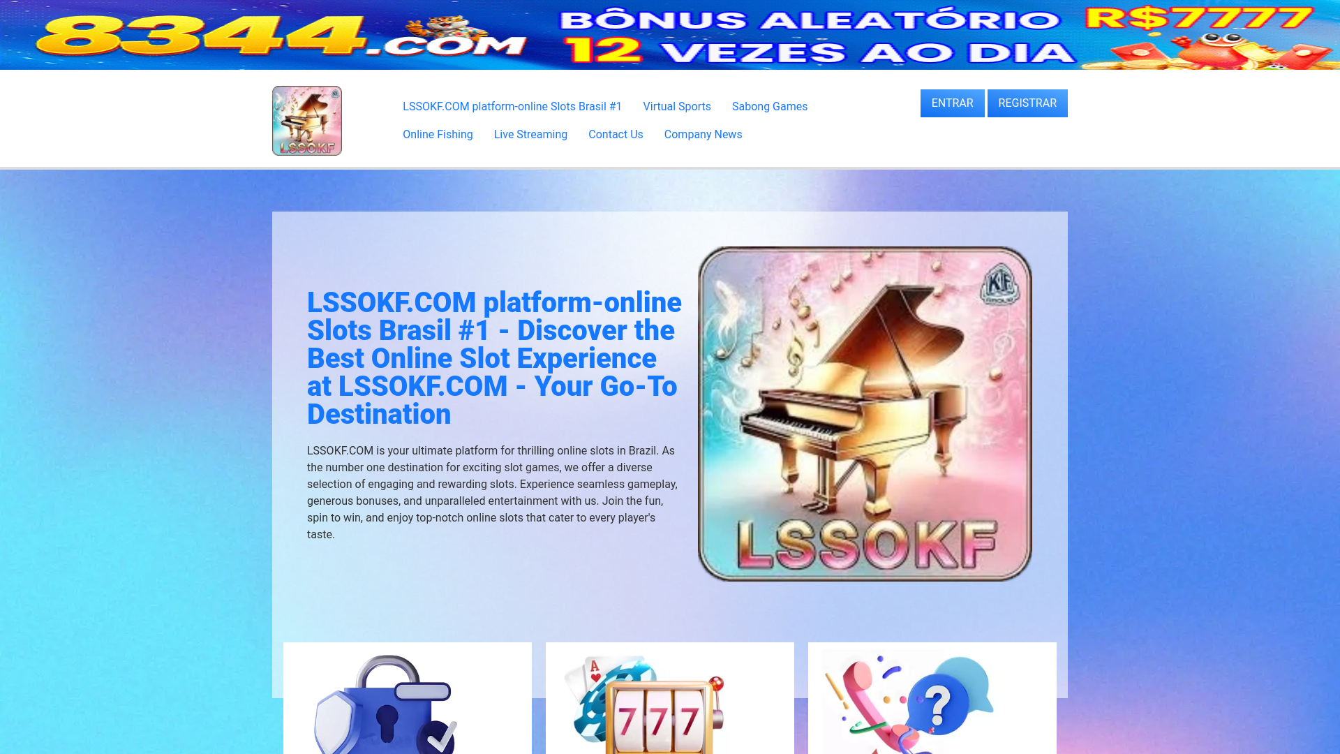 website screenshot of https://lssokfbet.com/