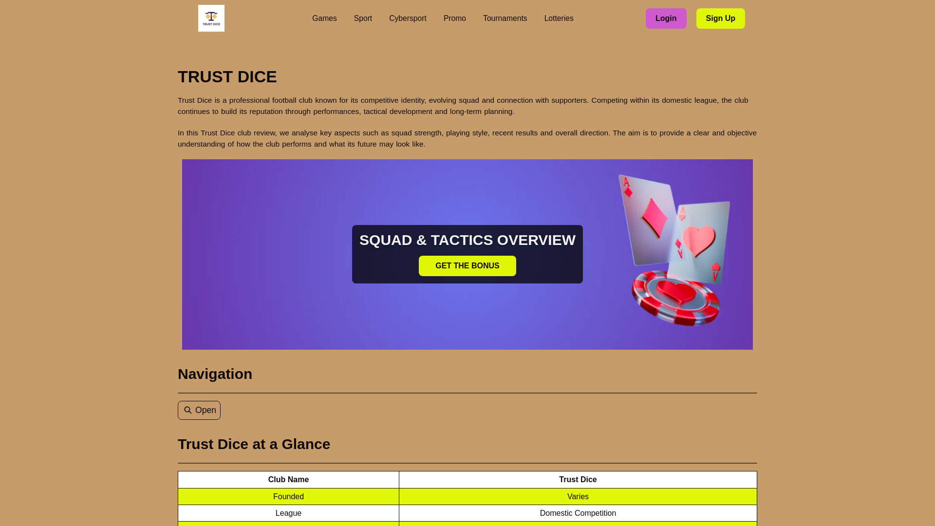 website screenshot of https://trustdiceslogin-org.pages.dev/