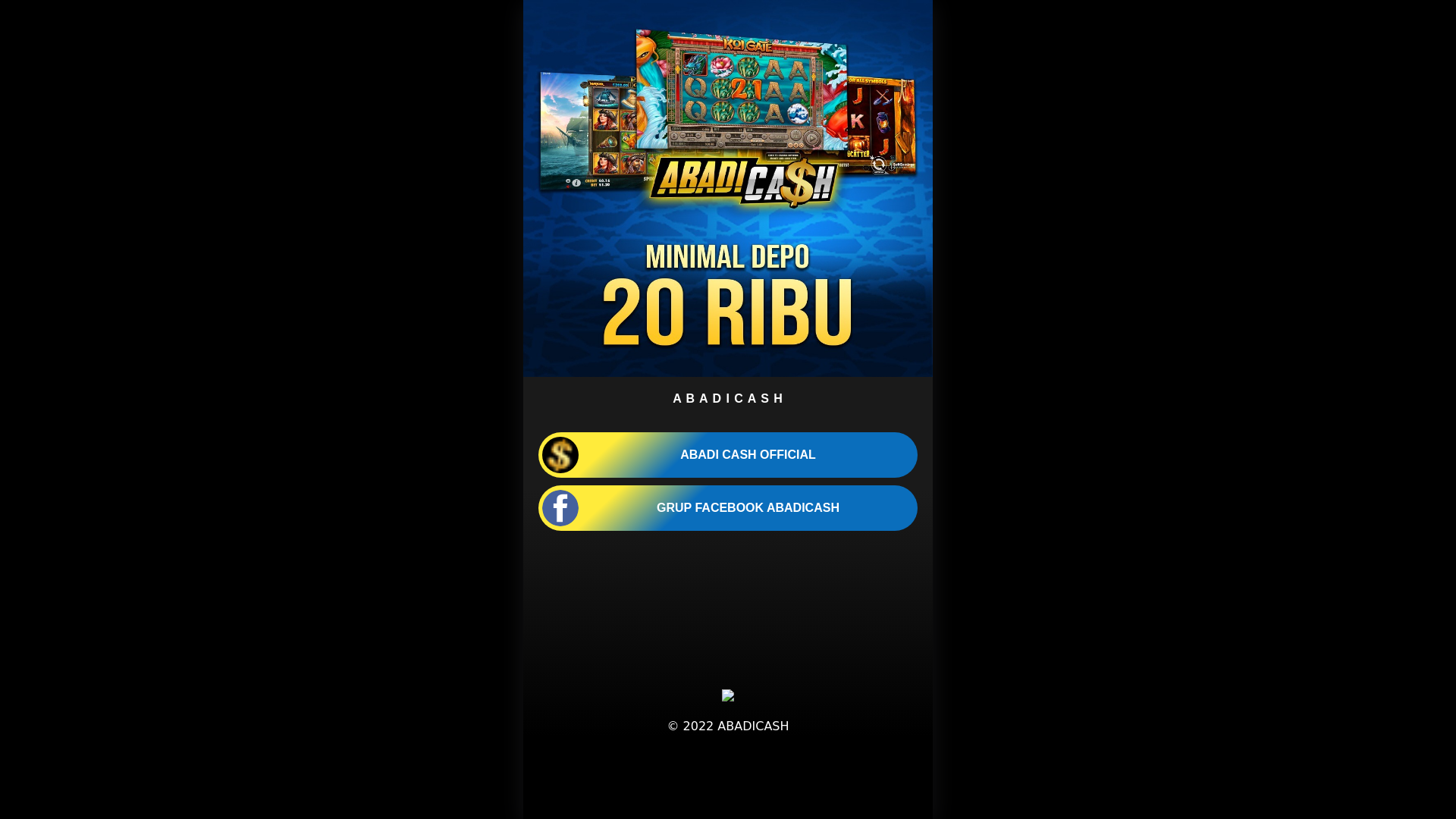 website screenshot of https://abadicashtop.online/
