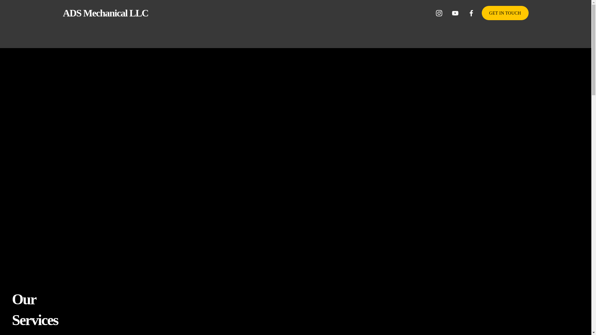 website screenshot of https://adsmechanicalllc.com/