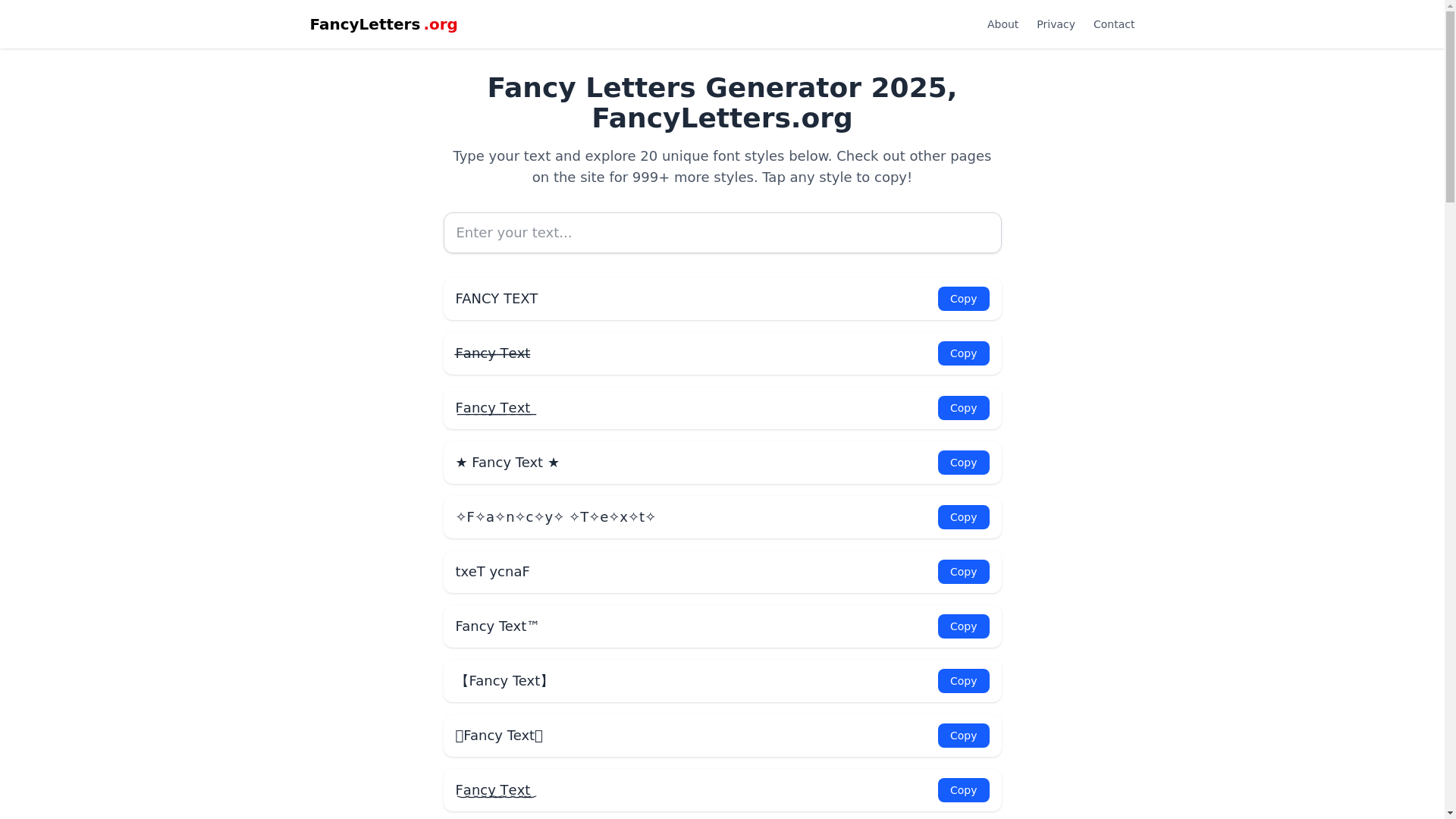 website screenshot of https://fancyhtml.pages.dev/