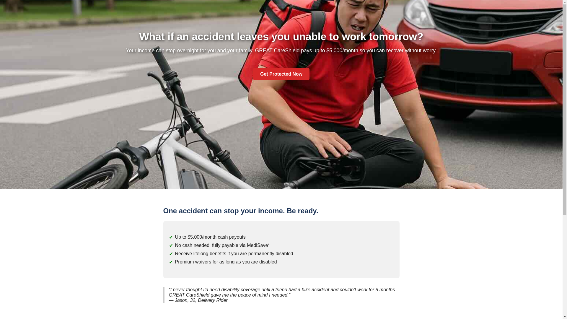 website screenshot of https://riderinsurance.org/