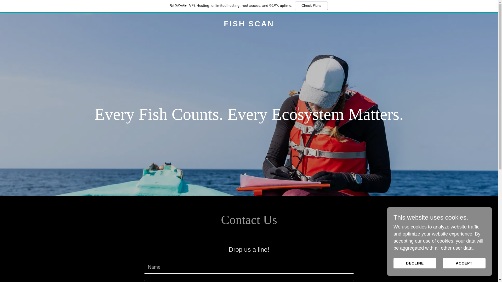 website screenshot of https://fishscan.org/