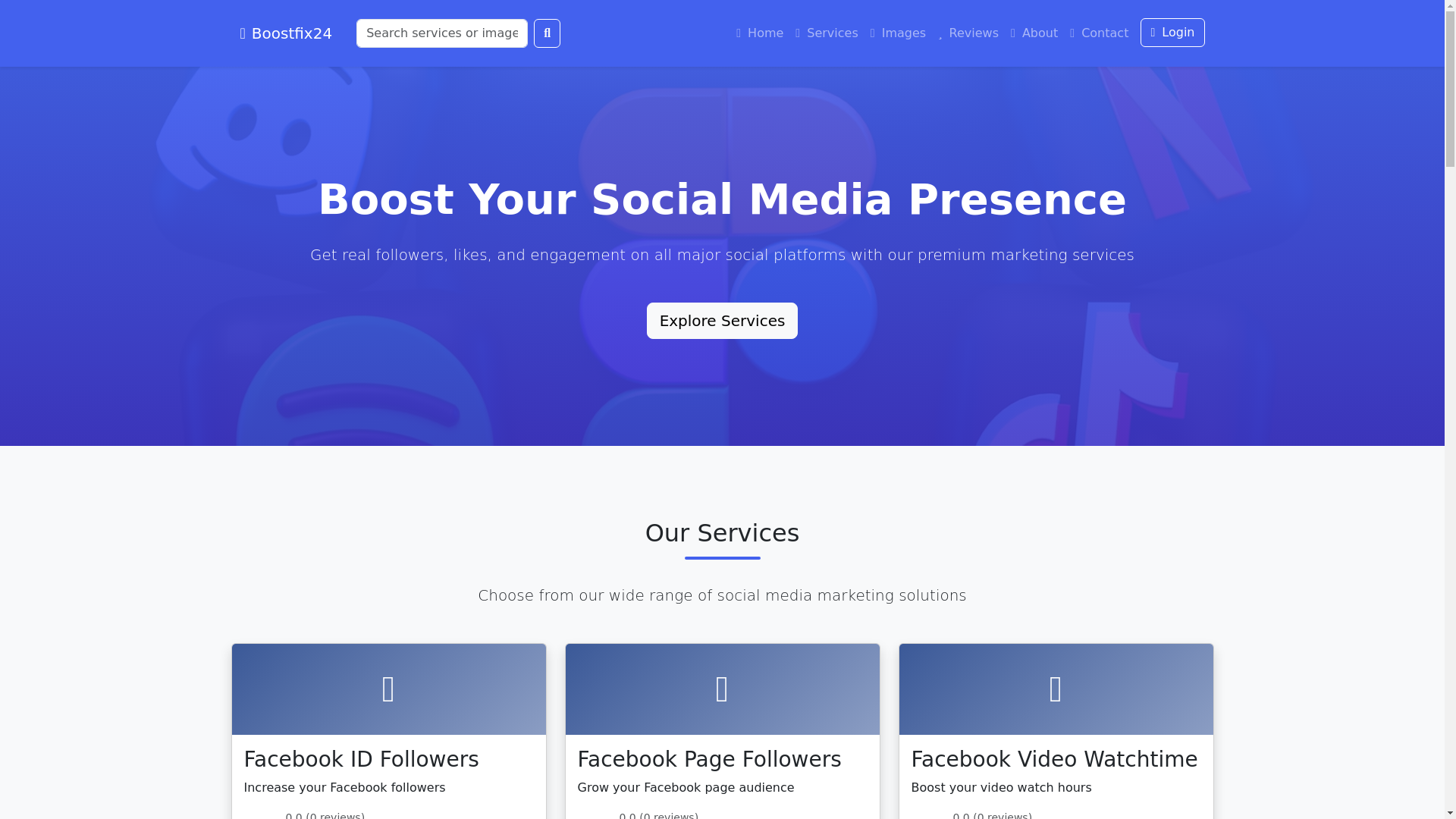 website screenshot of https://boostfix24.com/