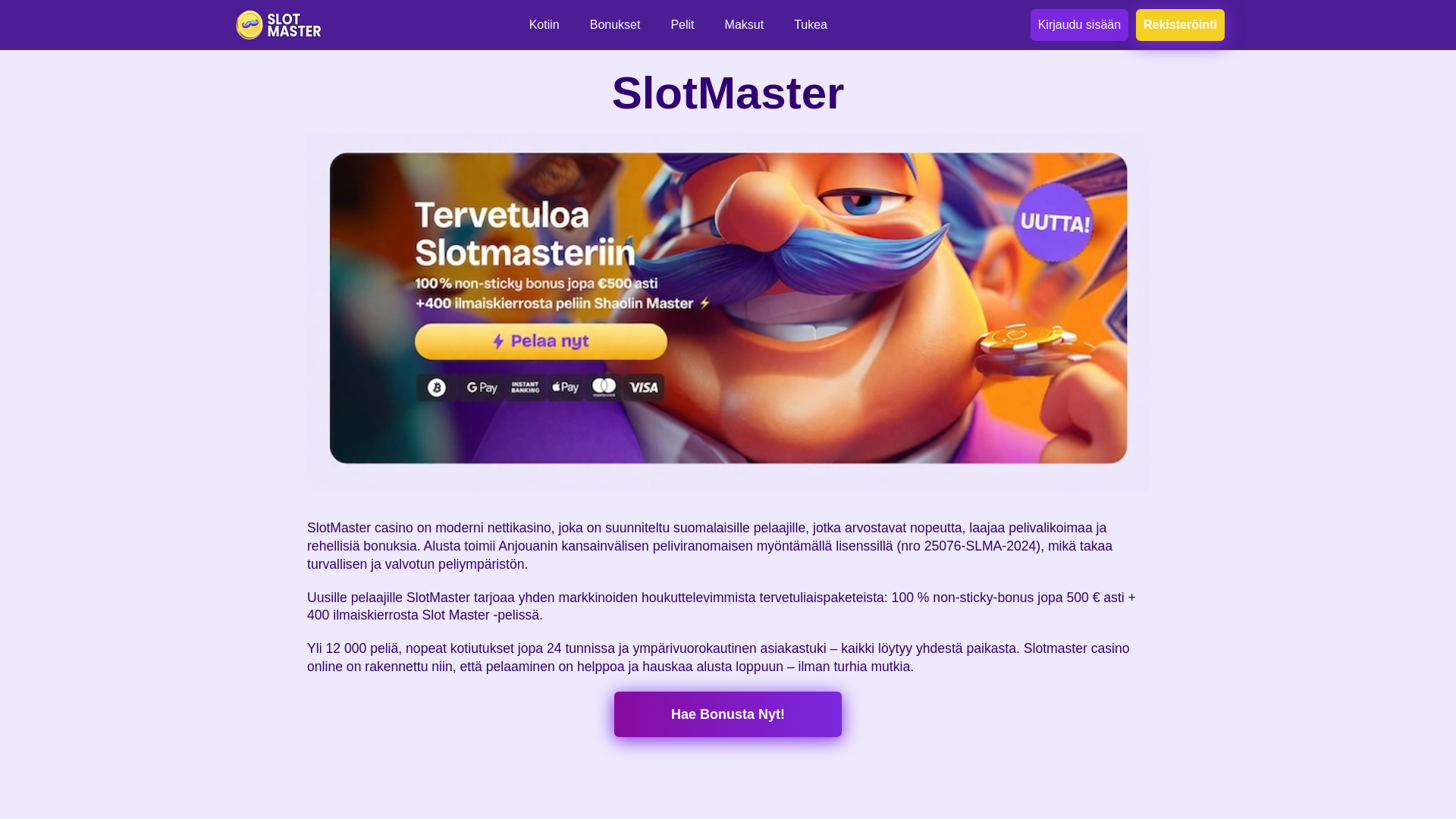 website screenshot of https://slotmastercasino-fi-52526.pages.dev/