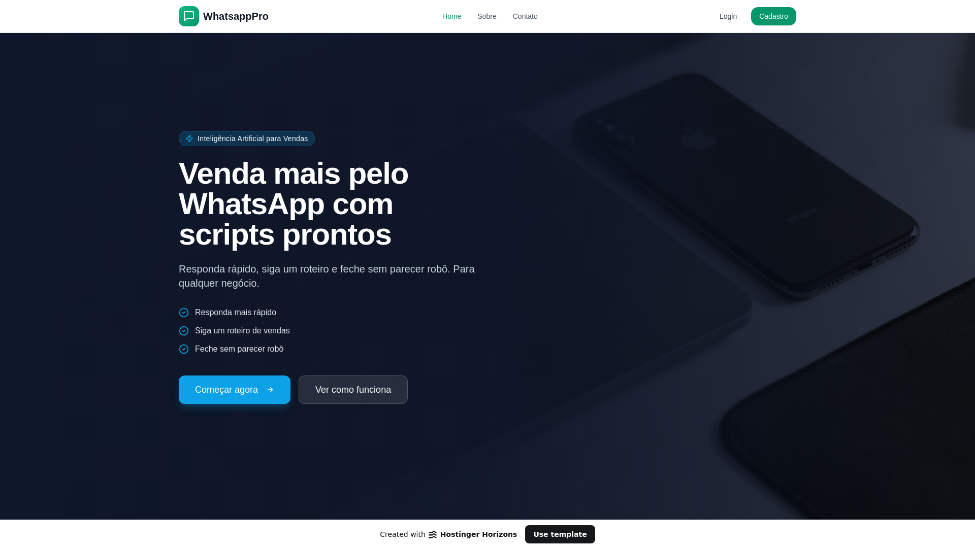 website screenshot of https://scriptwhatsapppro.com/