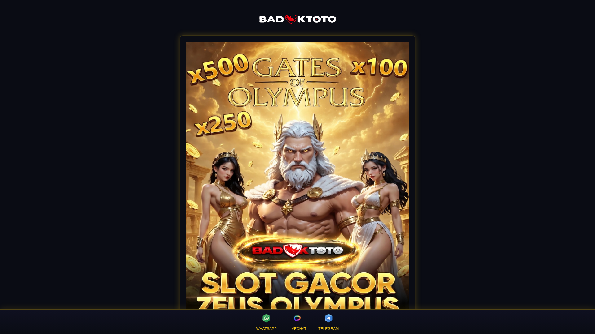 website screenshot of https://amp4-badaktoto.pages.dev/