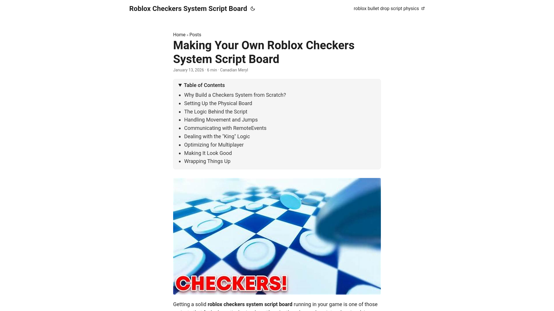 website screenshot of https://robloxcheckerssystemscriptboard.pages.dev/