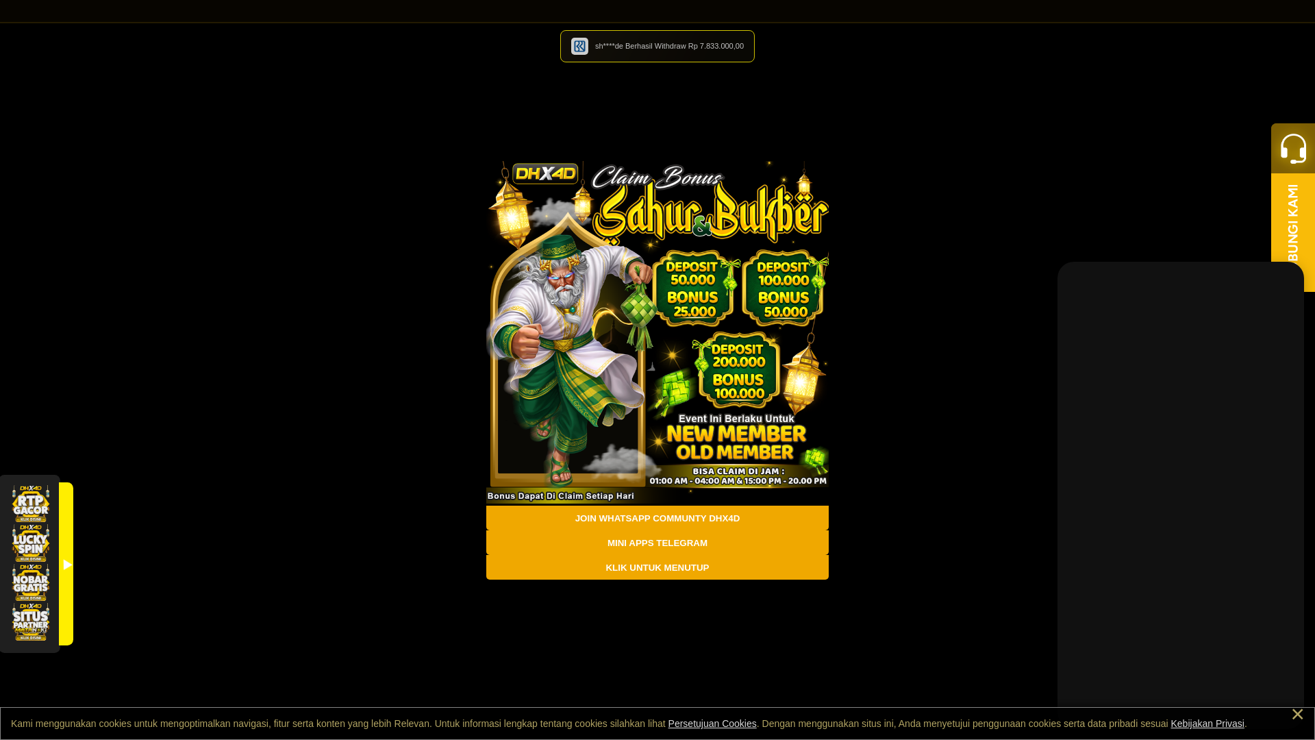 website screenshot of https://dhxlebaran.site/