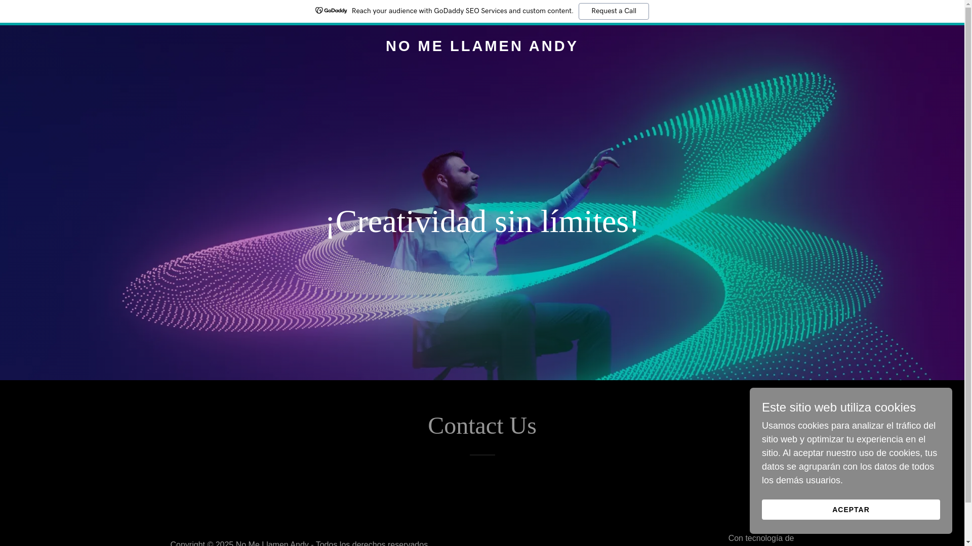 website screenshot of https://nomellamenandy.com/