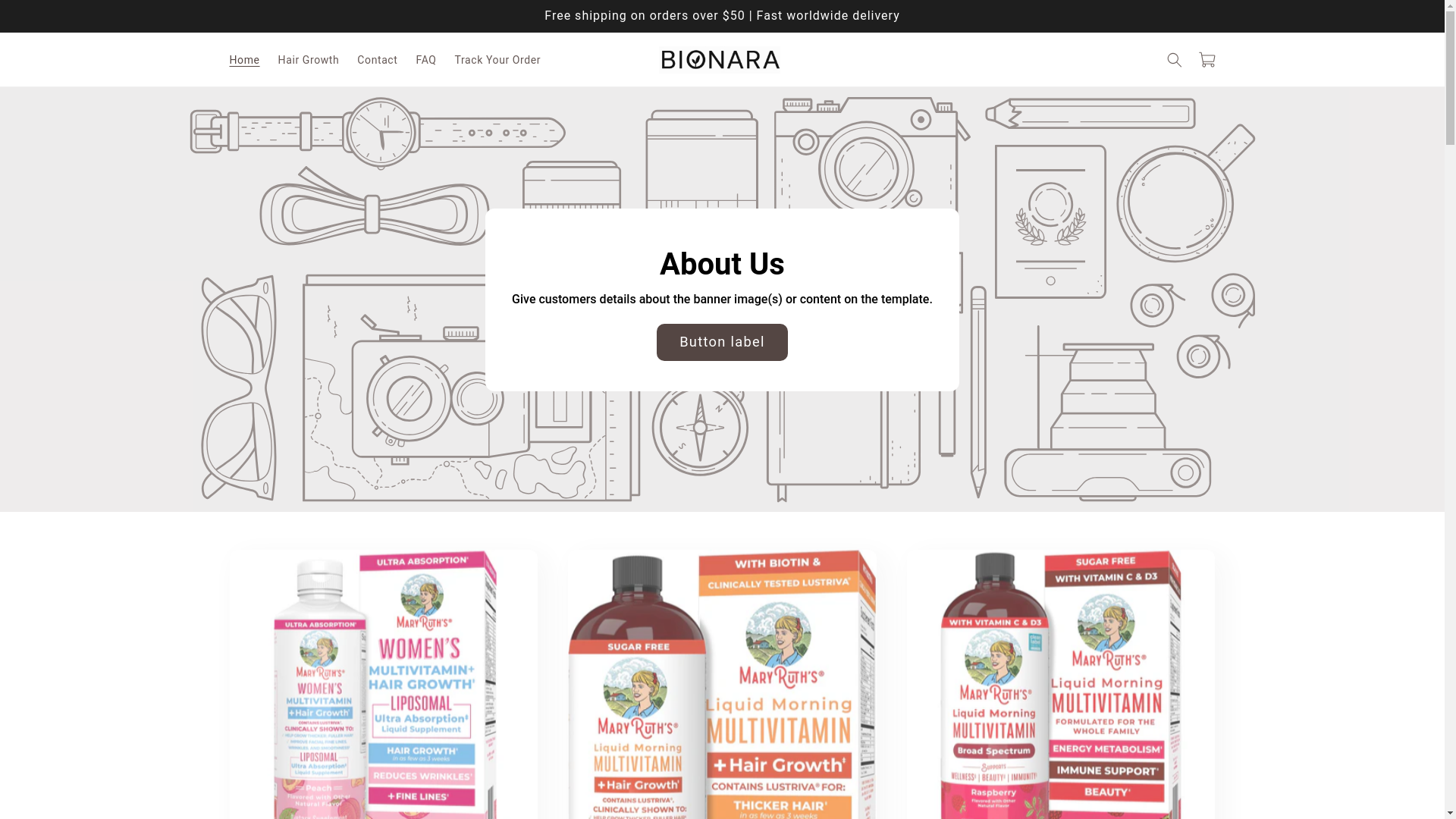 website screenshot of https://bio-nara.com/