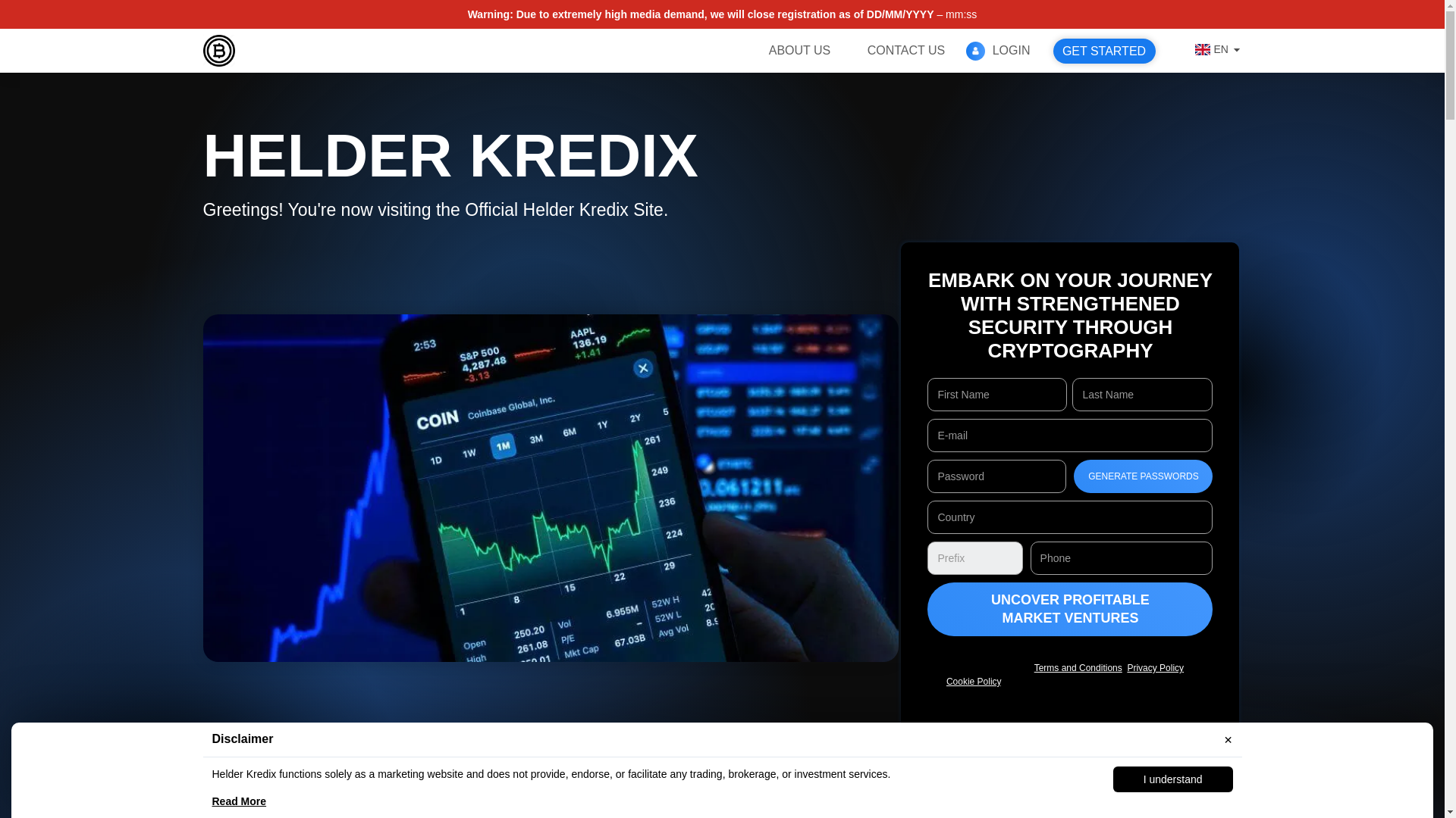 website screenshot of https://helderkredix-soft.com/