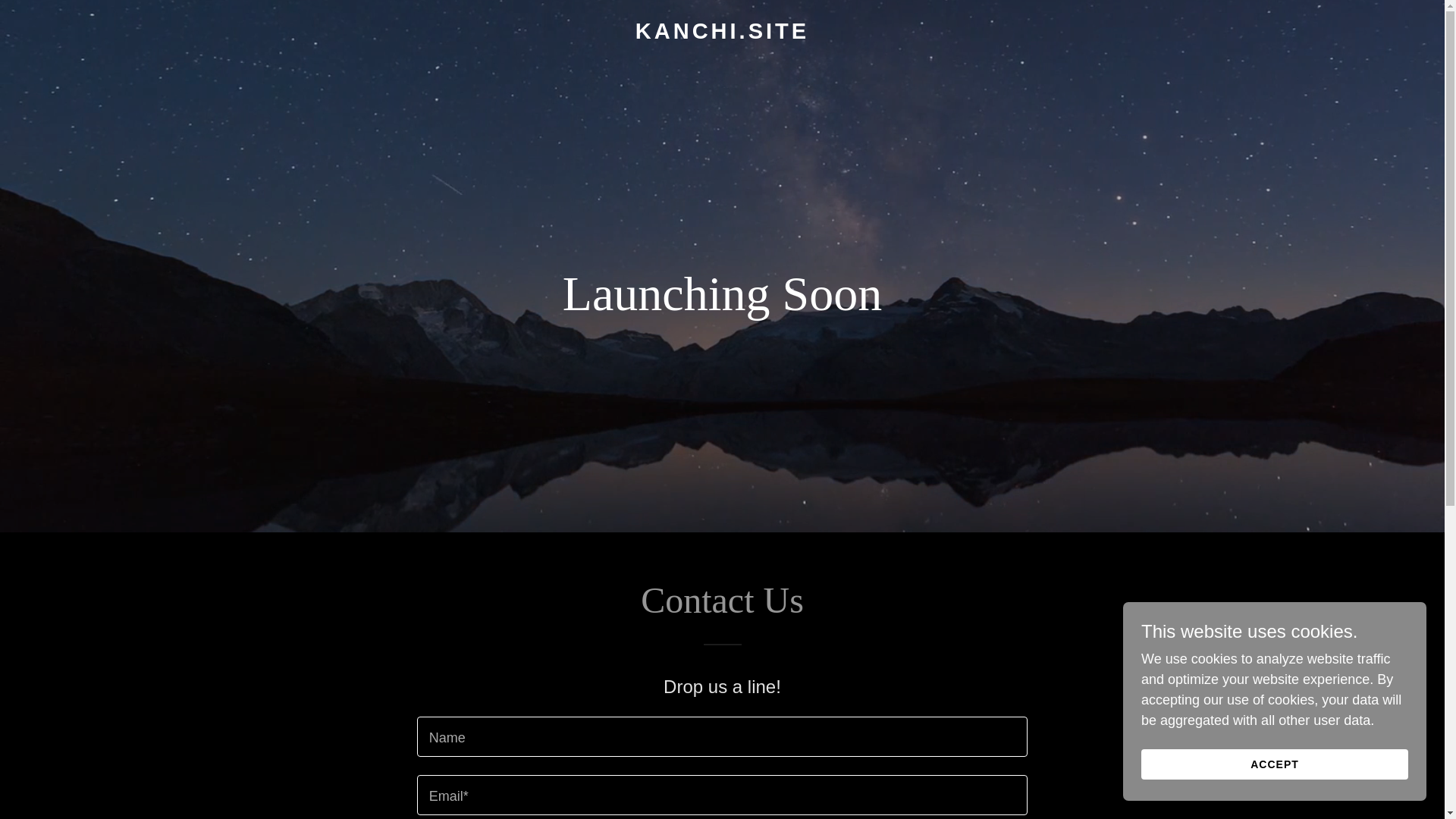 website screenshot of https://kanchi.site/