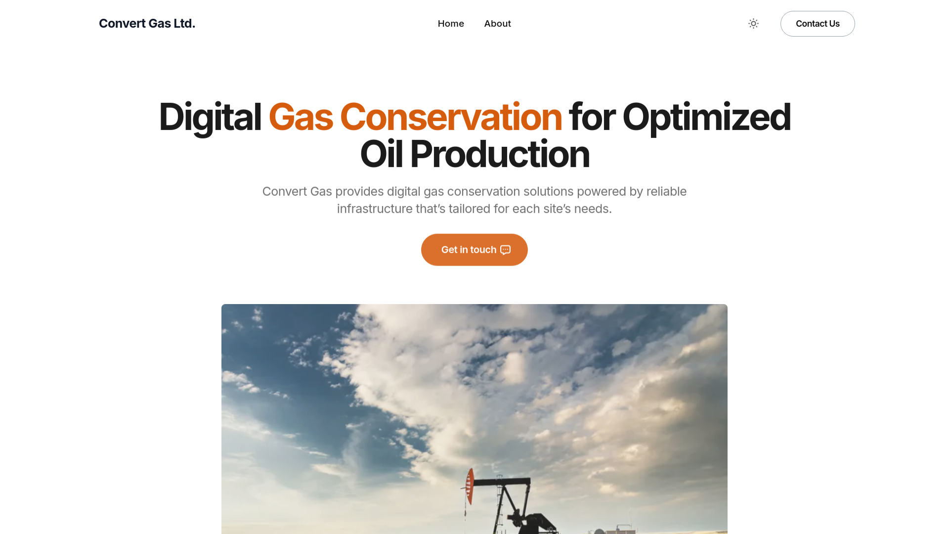 website screenshot of https://convertgas.pages.dev/