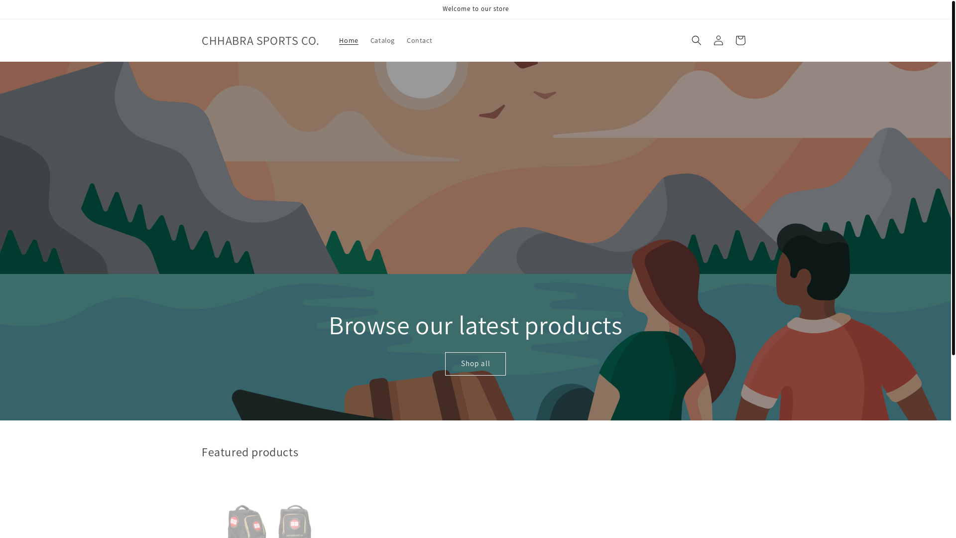 website screenshot of https://chhabrasportsco.com/