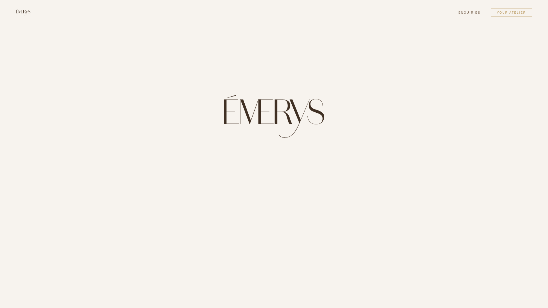 website screenshot of https://emerysatelier.com