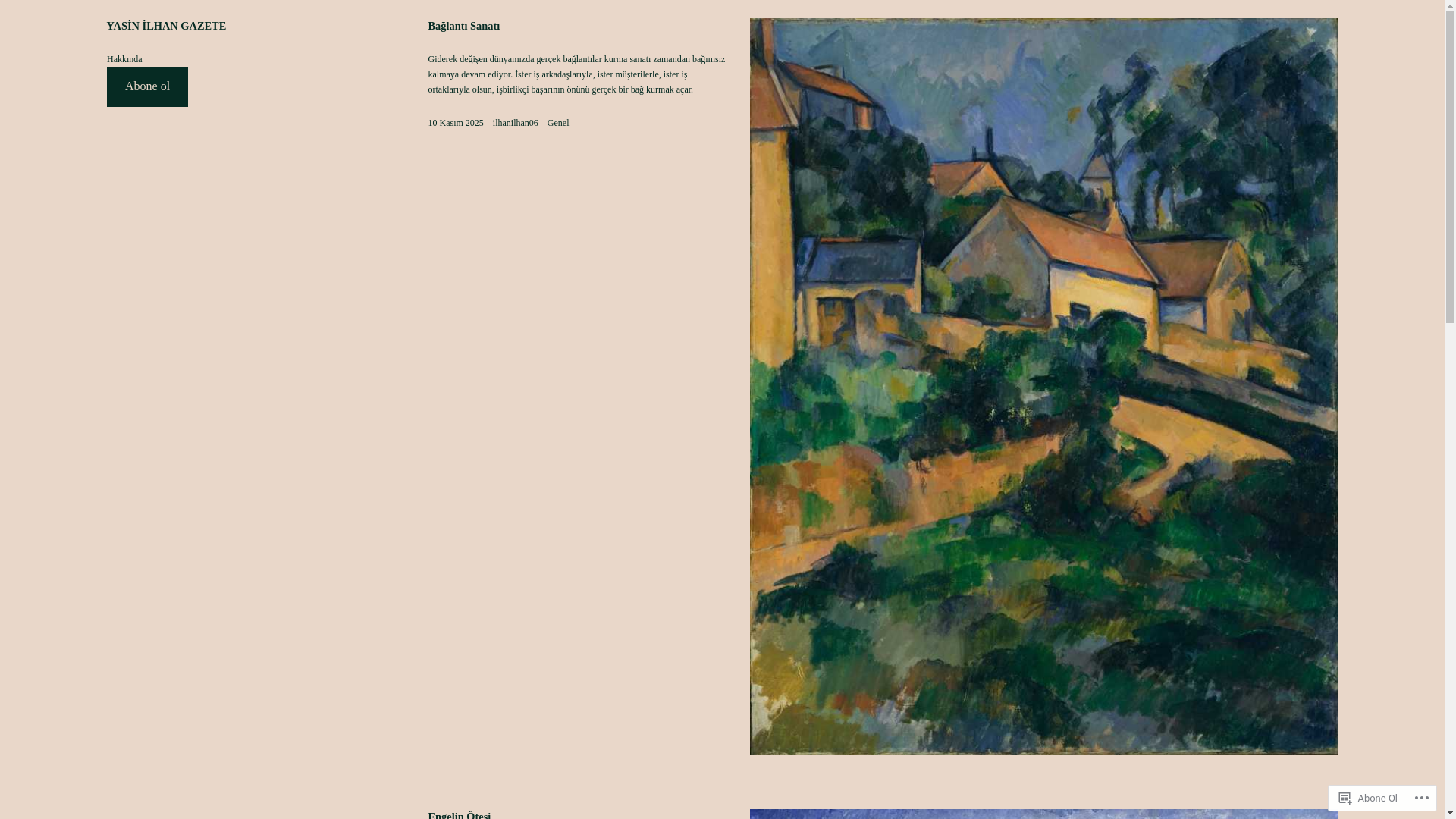 website screenshot of https://ilhanilhan06.blog/