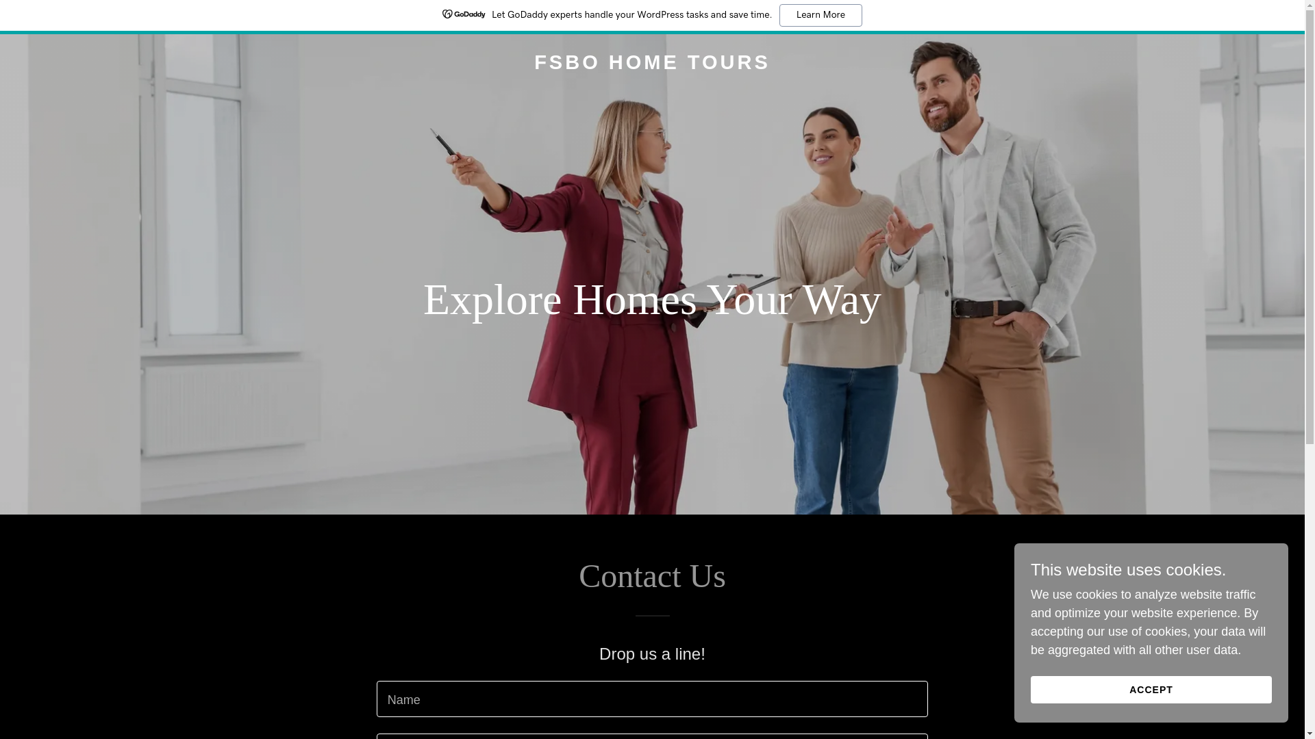 website screenshot of https://fsbohometours.com/