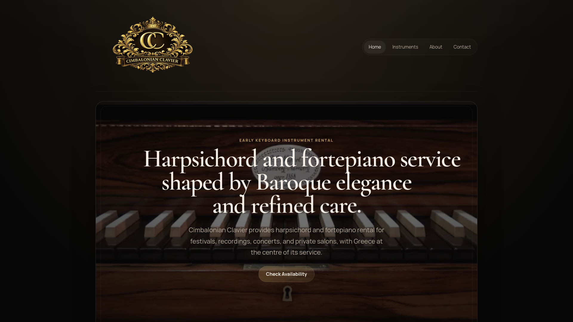 website screenshot of https://cimbalonianclavier.com/