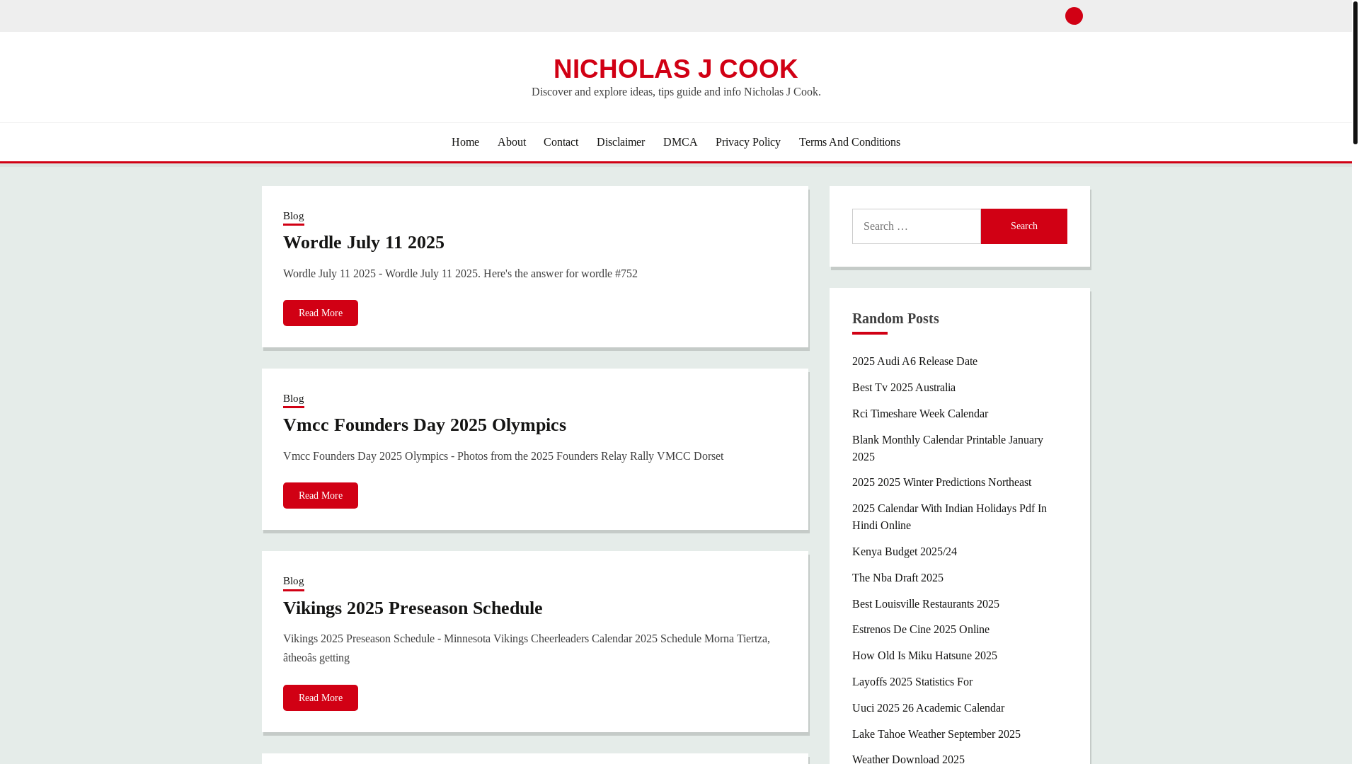 website screenshot of https://nicholasjcookf.pages.dev/