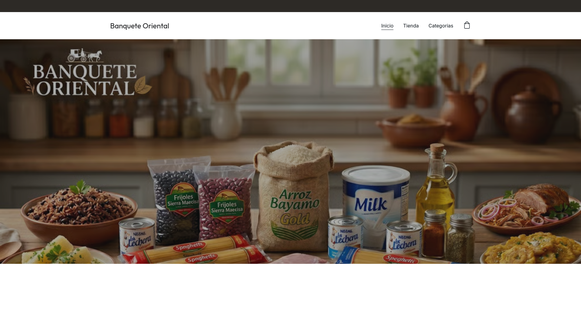 website screenshot of https://banqueteoriental.com/