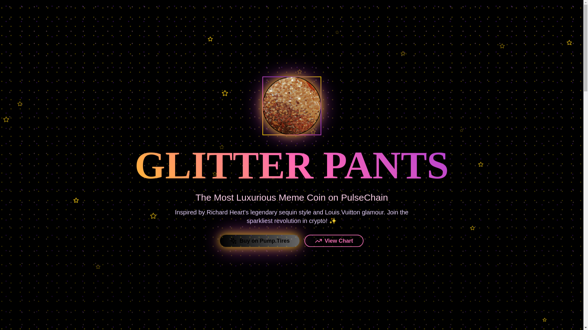 website screenshot of https://rhglitterpants.com/