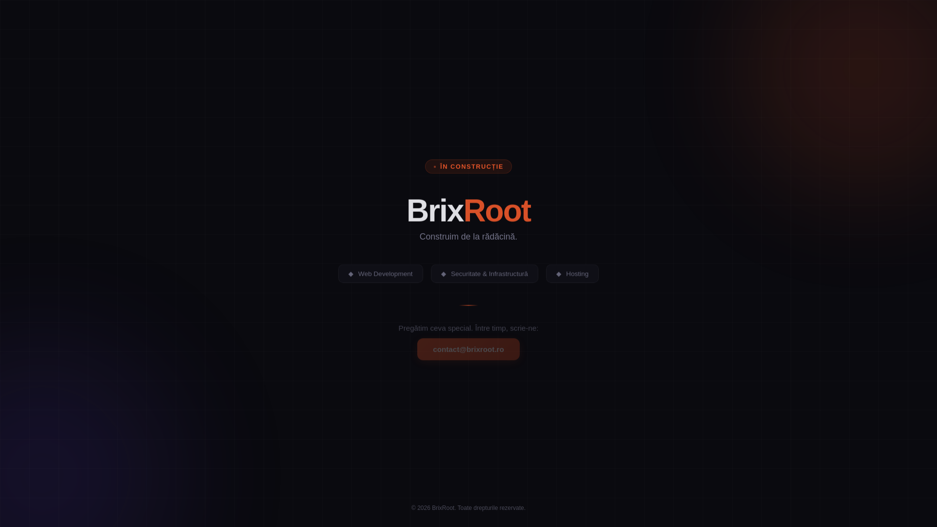website screenshot of https://brixroot.ro/