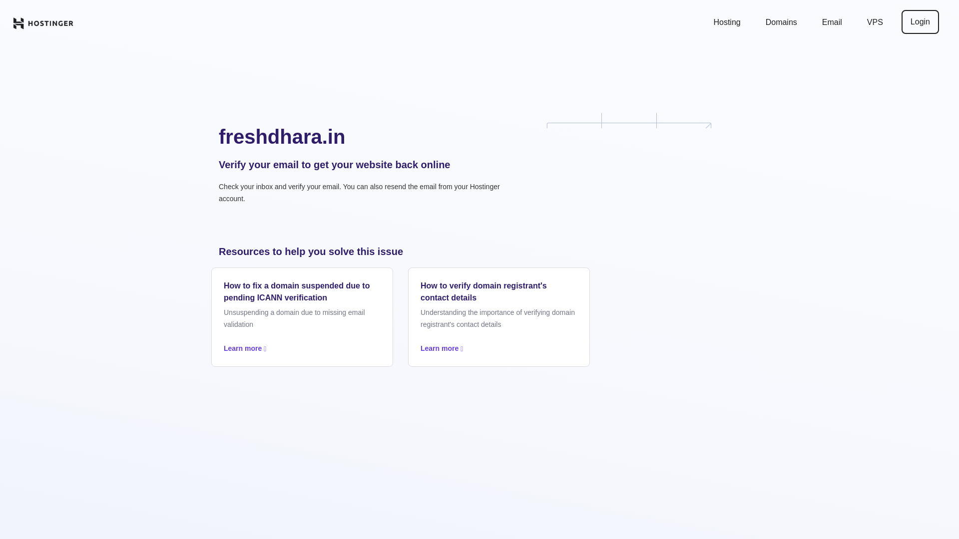 website screenshot of https://freshdhara.in