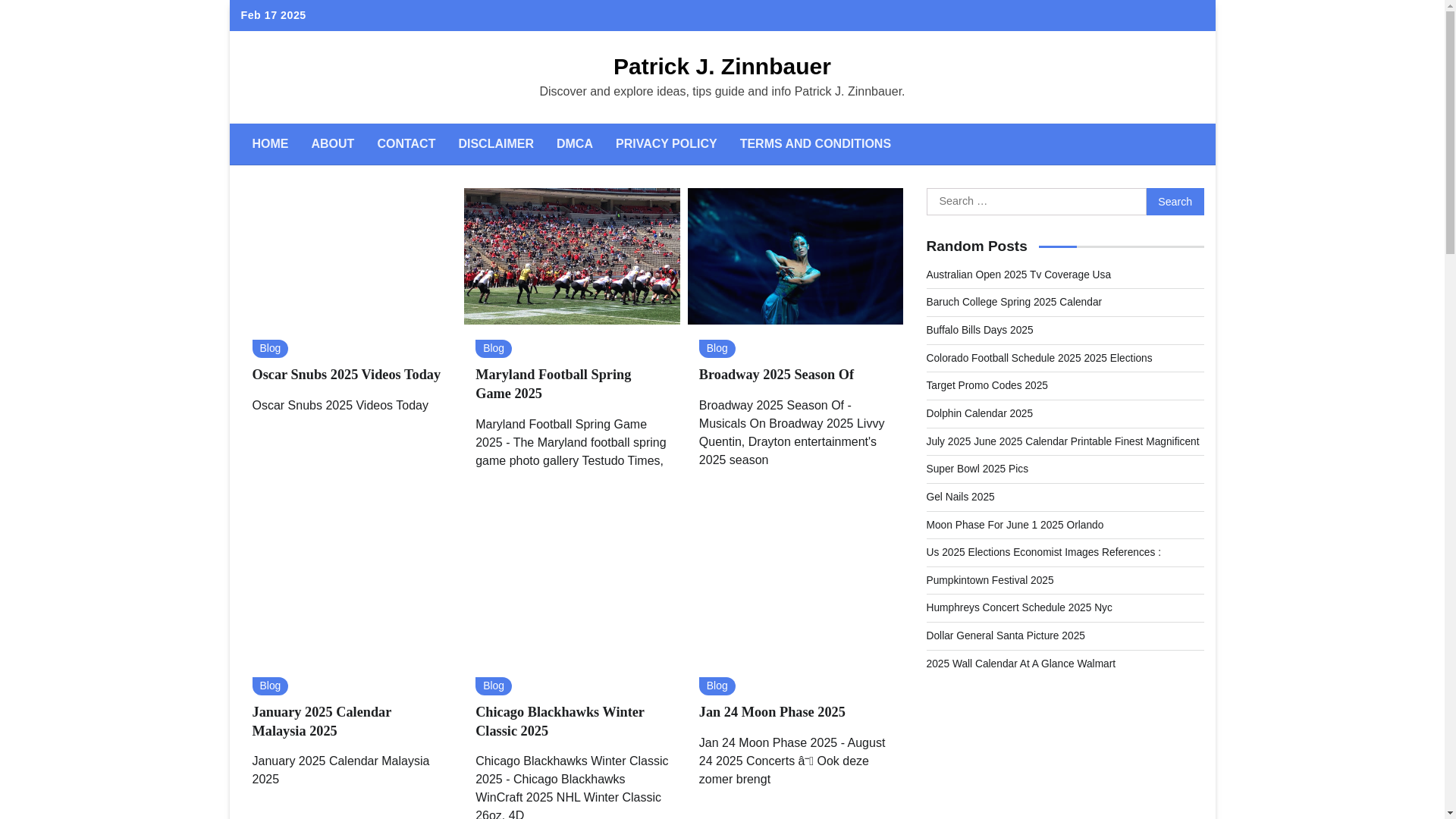 website screenshot of https://patrickjzinnbauer.pages.dev/