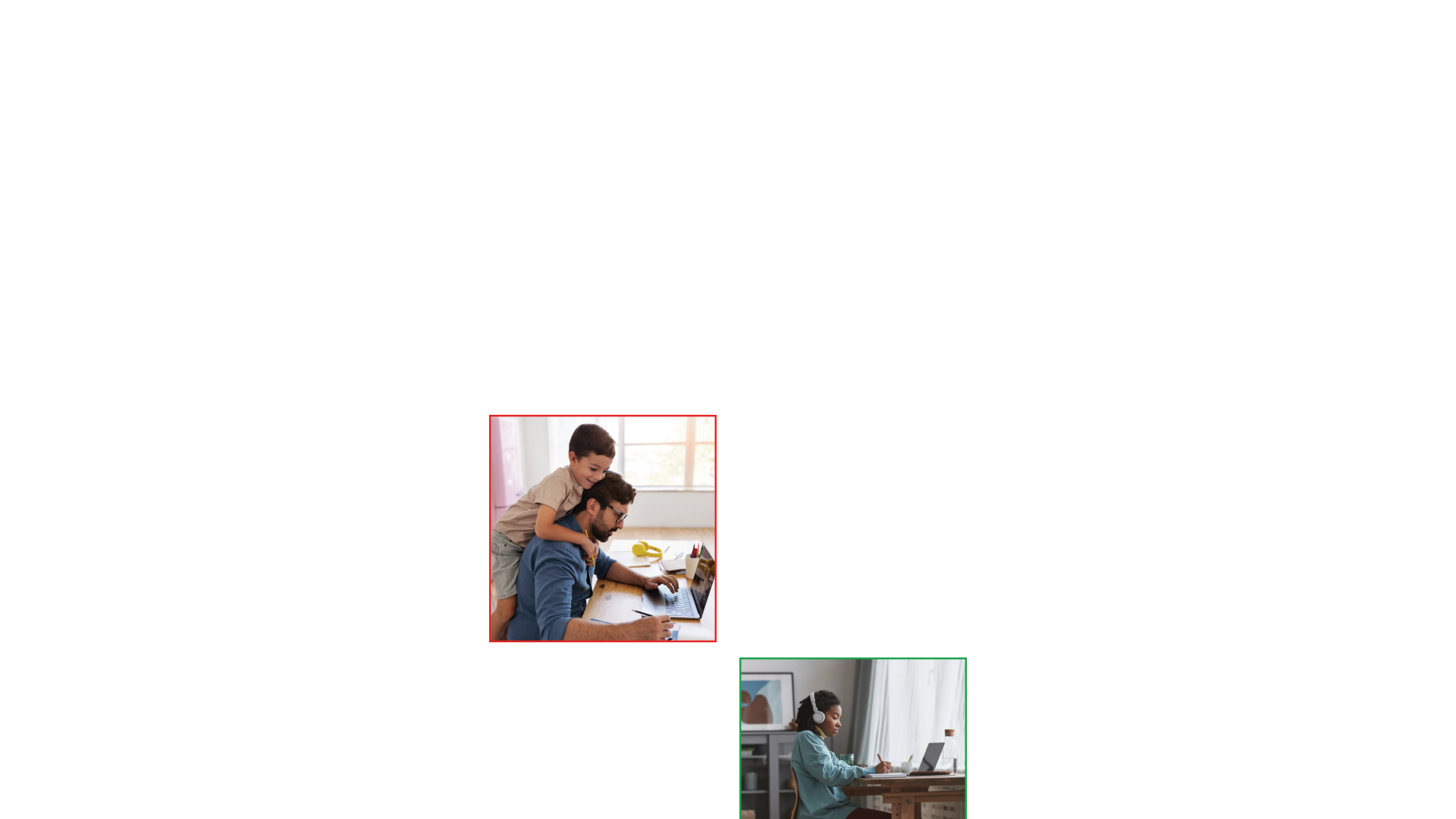 website screenshot of https://deepfocusforworkingparents.com/